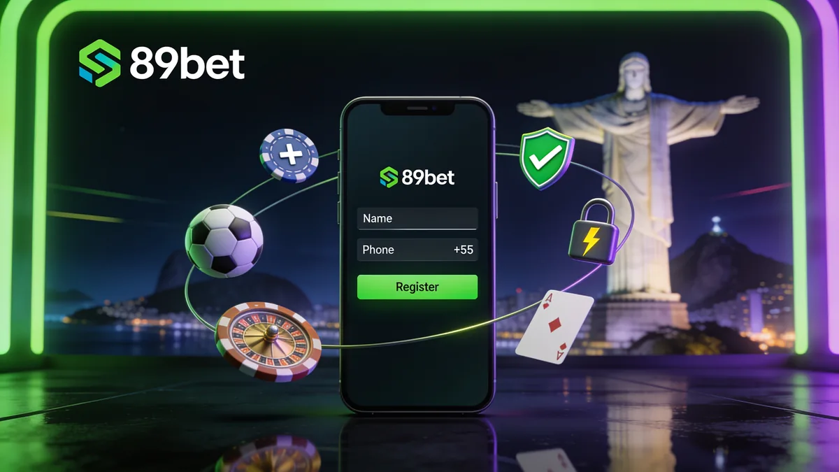 89bet no Brasil — Como se cadastrar na 89bet?